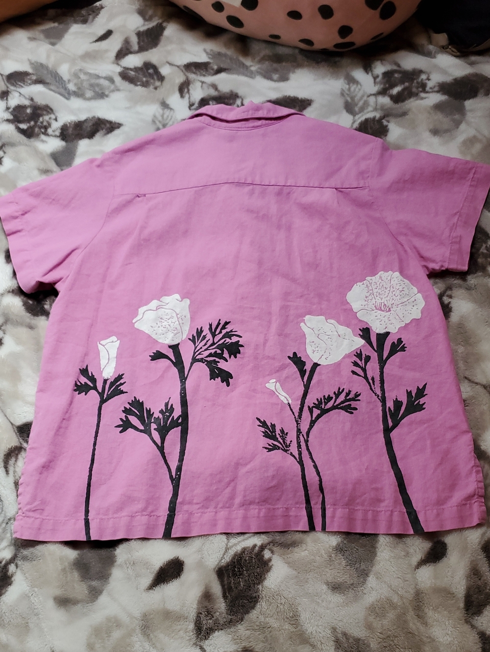 Big Bud Press Pantry Button-Up Poppy Shirt Small - Picture 5 of 5